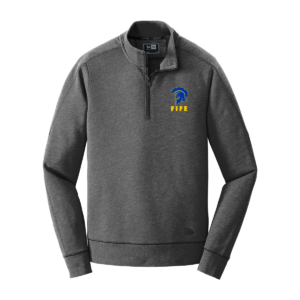 Fife Trojans New Era Tri-Blend Fleece Pullover