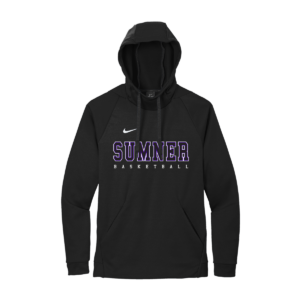 Sumner Basketball Adult Nike Tech Fleece Black 7 Oz. Hoodie
