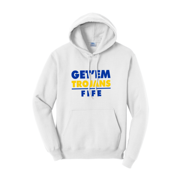 Get 'Em Trojans Port & Co. Traditional Cotton/Poly Hoodie - Image 2