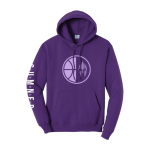 Sumner Basketball Traditional Purple 7 Oz. Hoodie *Youth & Adult*