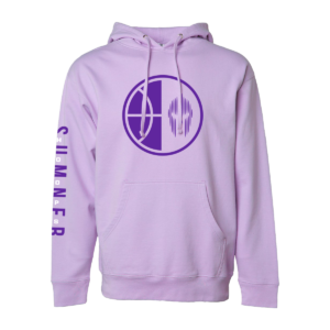 Sumner Basketball Adult Light Purple 10 Oz. Hoodie