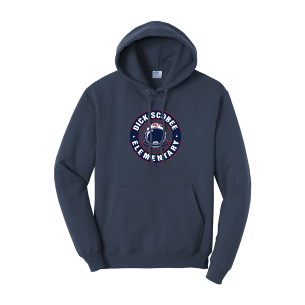Dick Scobee Port & Company® Core Fleece Pullover Hooded Sweatshirt - Helmet - Image 2
