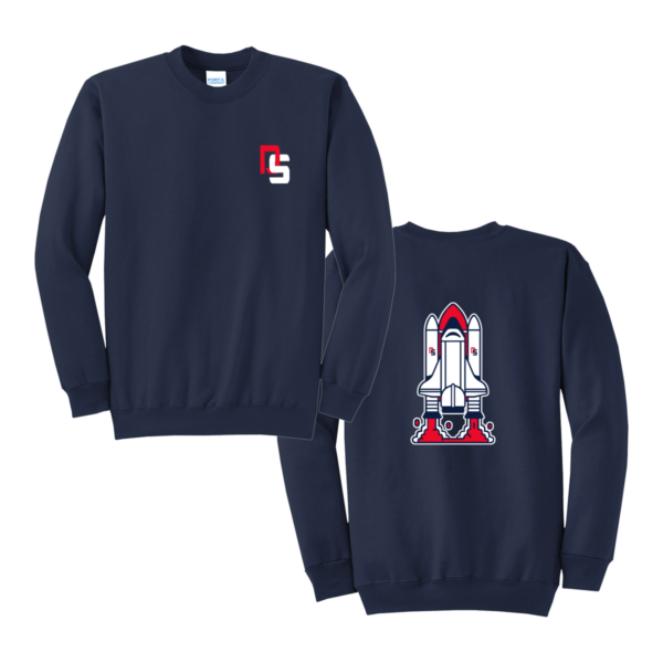 Dick Scobee Port & Company® Core Fleece Crewneck Sweatshirt - DS - Image 2