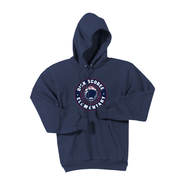 Dick Scobee Port & Company® YOUTH Core Fleece Pullover Hooded Sweatshirt - Helmet - Image 2