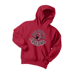 Faith Lutheran Port & Company® YOUTH Core Fleece Pullover Hooded Sweatshirt - Circle