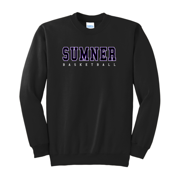 Sumner Basketball 9 Oz. Crewneck Sweatshirt  *Youth & Adult*