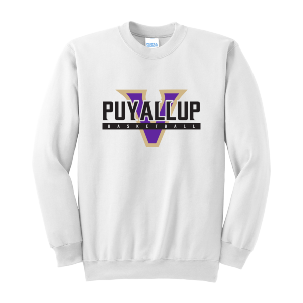 Puyallup Basketball 9 Oz. Crewneck Sweatshirt  *Youth & Adult*