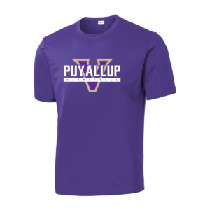 Puyallup Basketball Purple Polyester Dri-Fit Tee *Youth & Adult*