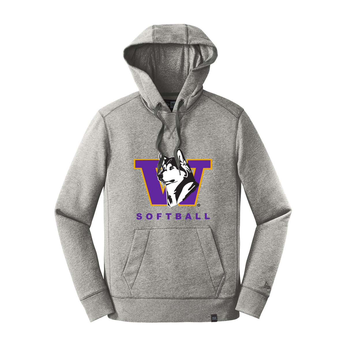 UW Softball Adult New Era 9 Oz. Hoodie *90’s Dawg* Sterling Athletics