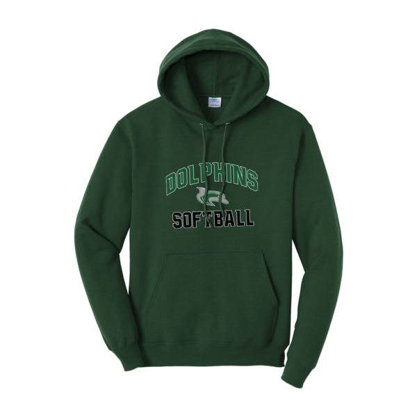 Port & Company® Core Fleece Pullover Hooded Sweatshirt - Shoreline Softball - Image 2