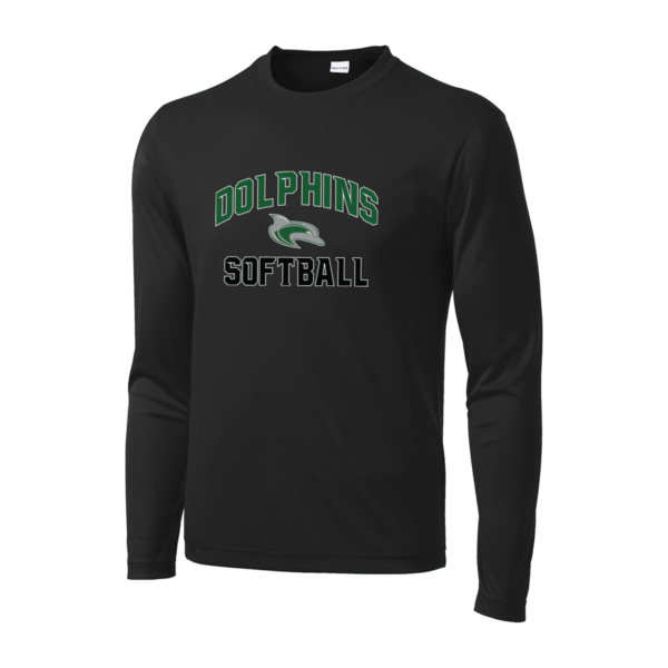 Sport-Tek® Long Sleeve PosiCharge® Competitor™ Tee - Shoreline Softball - Image 2