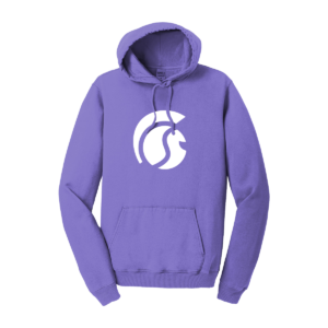 Sumner Tennis 8.5 Oz. Amethyst Light Purple Hoodie *Ball Logo*