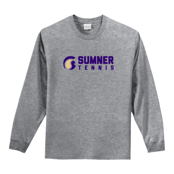 Sumner Tennis Long Sleeve Cotton Tee - Image 2