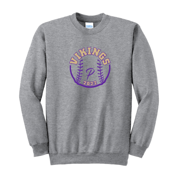 Puyallup Softball 7.8 Oz. Crewneck Sweatshirt - Image 2