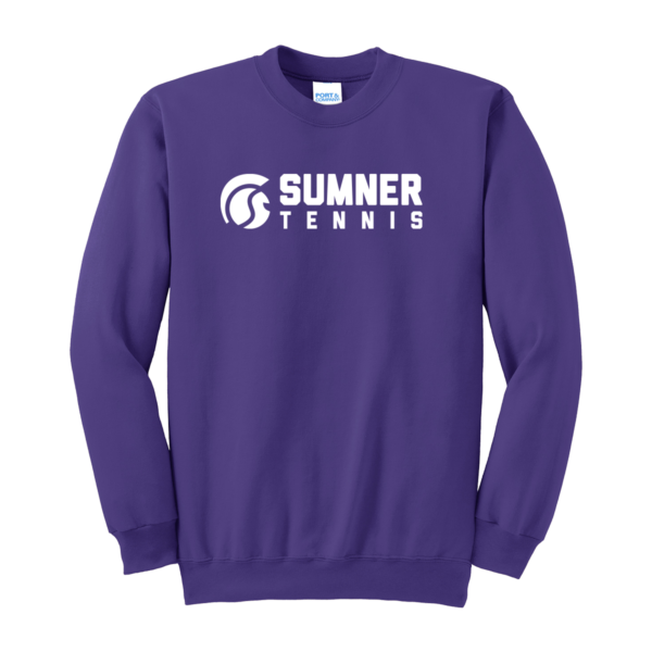 Sumner Tennis 7.8 Oz. Crewneck Sweatshirt - Image 2