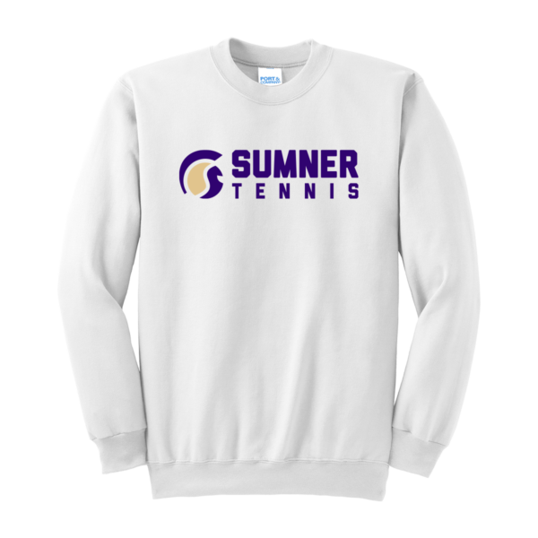 Sumner Tennis 7.8 Oz. Crewneck Sweatshirt - Image 3