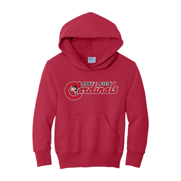 Lake View Port & Company® Youth Core Fleece Pullover Hooded Sweatshirt - Image 3