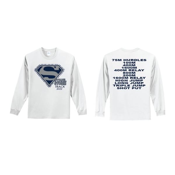 Stahl Track & Field Long Sleeve Cotton Tee