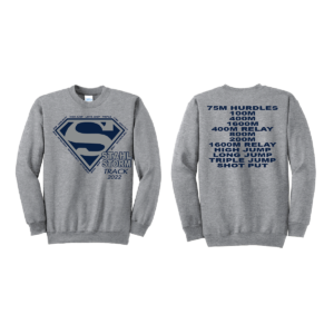 Stahl Track & Field 7.8 Oz. Crewneck Sweatshirt