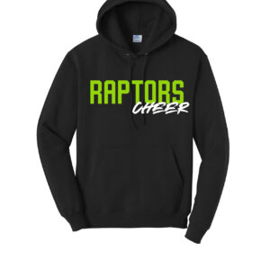 Raptors Cheer Port & Company® Core Fleece Pullover Hooded Sweatshirt