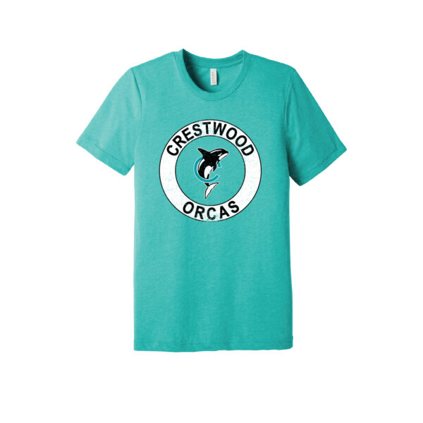Crestwood Elementary Staff Adult Bella+Canvas Triblend Tee *Circle Design* - Image 3