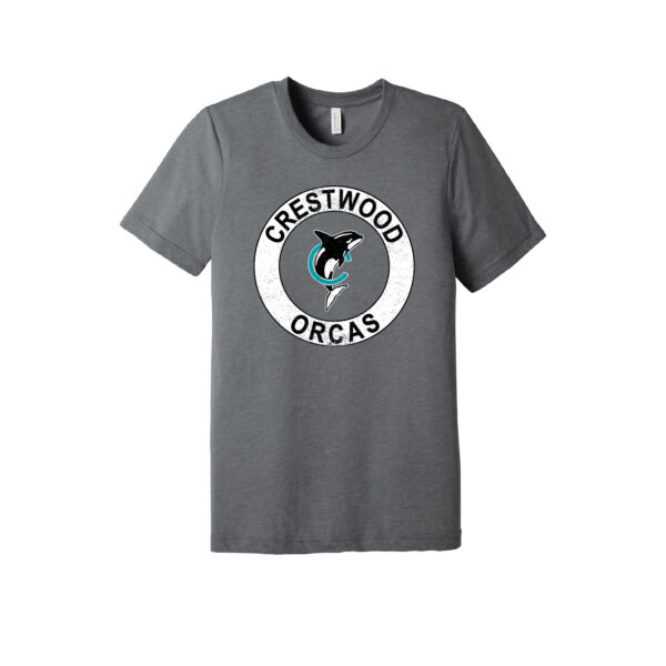 Crestwood Elementary Staff Adult Bella+Canvas Triblend Tee *Circle Design* - Image 2