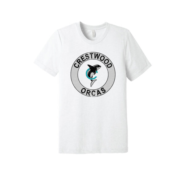 Crestwood Elementary Staff Adult Bella+Canvas Triblend Tee *Circle Design* - Image 4