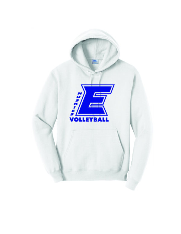 Emmett Volleyball Port & Company® Core Fleece Pullover Hooded Sweatshirt - Huskies