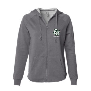 ER Volleyball Indepent Trading Co. California Wave Wash Full Zip Hoodie *Ladies*