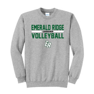 ER Volleyball Traditional Cotton/Poly Crewneck Sweatshirt