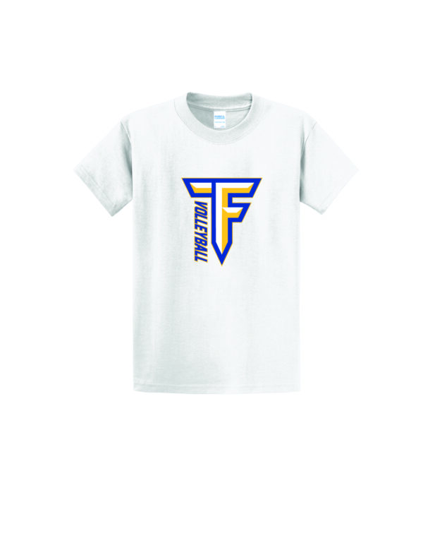 Fife Volleyball White Port & Company® Essential Tee