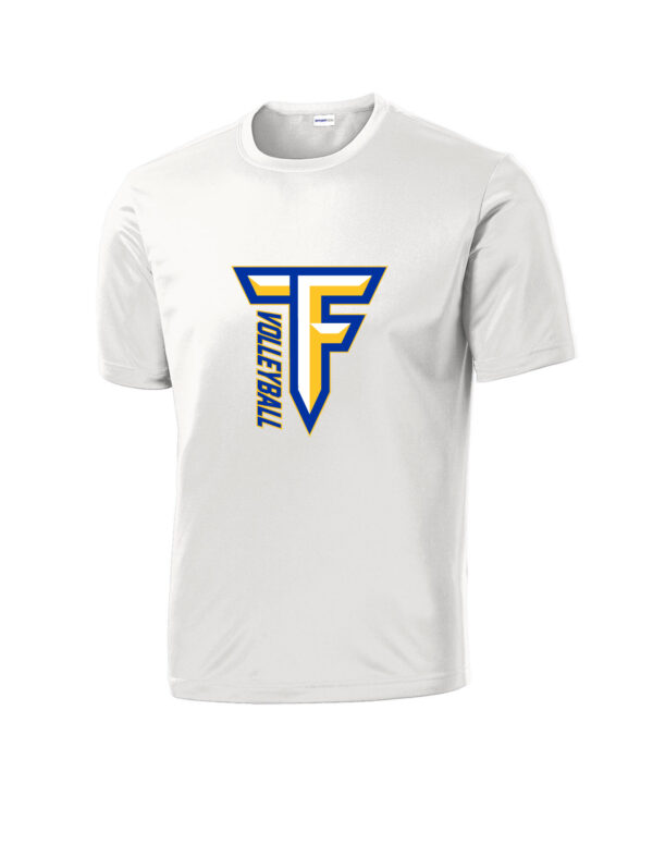 Fife Volleyball White Sport-Tek® PosiCharge® Competitor™ Tee (Dri-Fit)