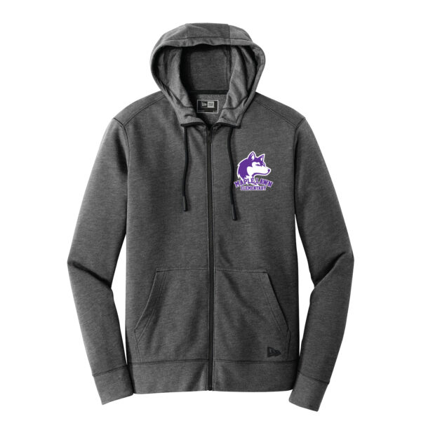 Maple Lawn Elementary Staff Adult New Era Full Zip Hooded Sweatshirt - Image 2