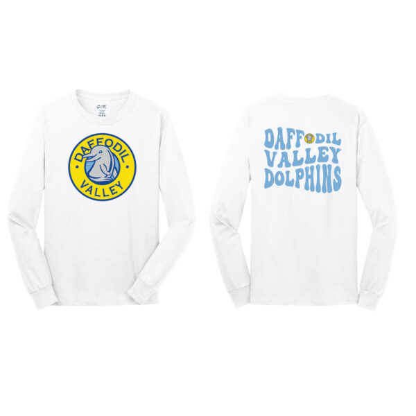 Daffodil Valley Elementary Adult & Youth Long Sleeve Cotton Tee - Image 3