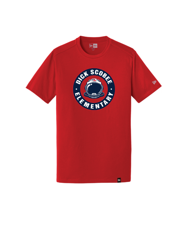Dick Scobee New Era® Heritage Blend Crew Tee - Helmet - Image 3