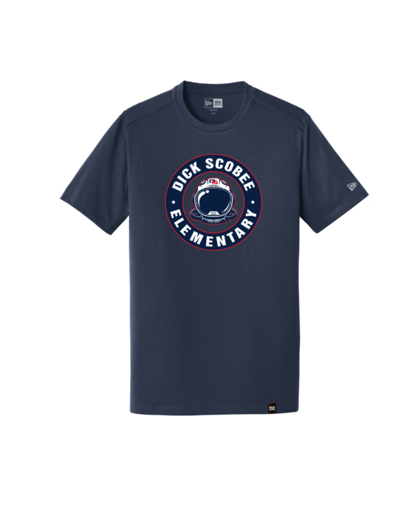 Dick Scobee New Era® Heritage Blend Crew Tee - Helmet - Image 2
