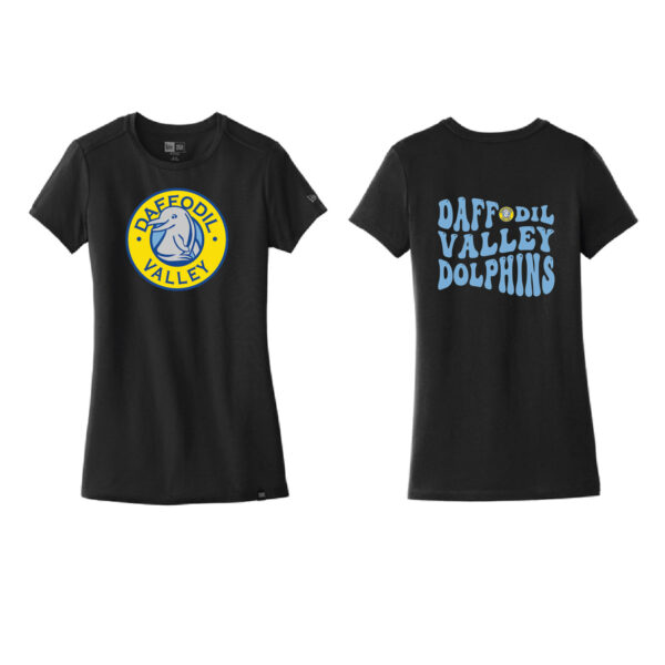 Daffodil Valley Elementary Ladies New Era Heritage Blend Varsity Hoodie - Image 3