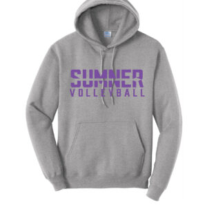 Sumner Volleyball Port & Company® Core Fleece Pullover Hooded Sweatshirt