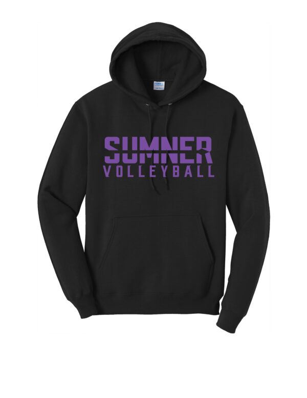 Sumner Volleyball Port & Company® Core Fleece Pullover Hooded Sweatshirt - Image 2