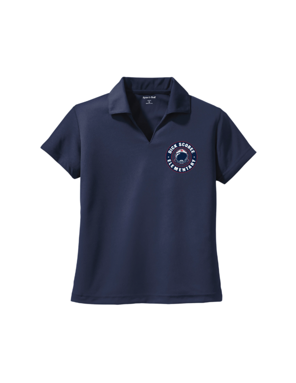 Dick Scobee Sport-Tek® Ladies Dri-Mesh® V-Neck Polo - Helmet