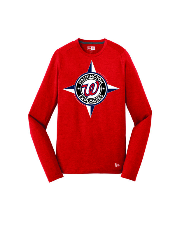 New Era® Series Performance Long Sleeve Crew Tee - Compass