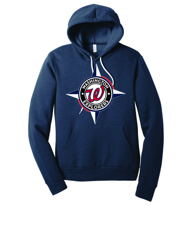 BELLA+CANVAS ® Unisex Sponge Fleece Pullover Hoodie - Compass