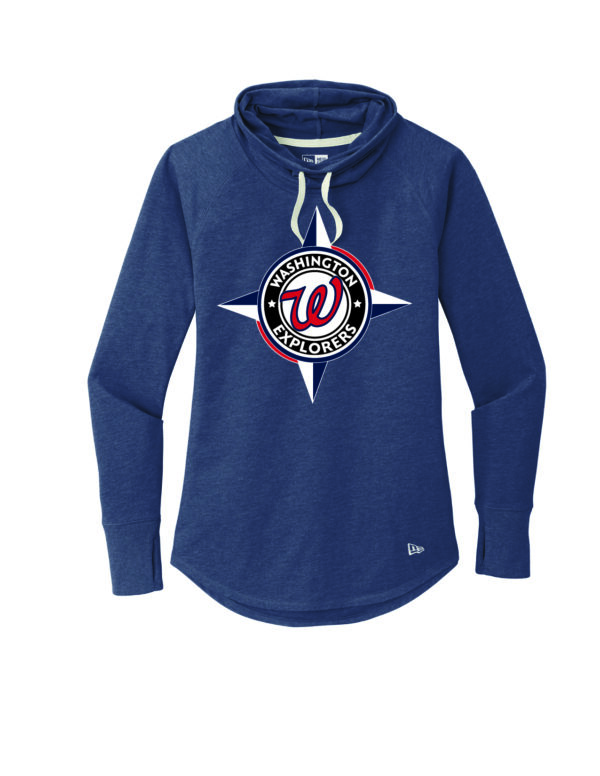 New Era ® Ladies Sueded Cotton Blend Cowl Tee - Compass