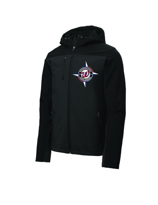 Port Authority® Hooded Core Soft Shell Jacket - Compass