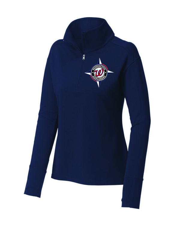 Sport-Tek ® Ladies Sport-Wick ® Flex Fleece 1/4-Zip - Compass - Image 2