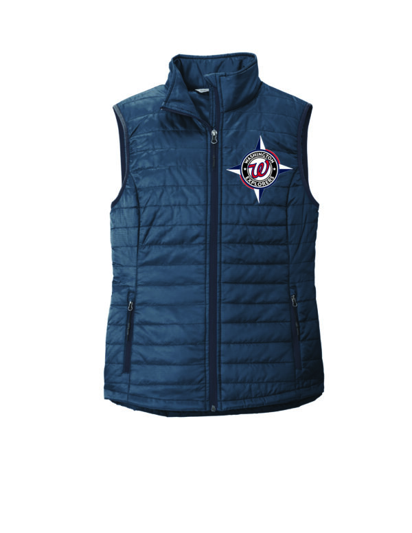 Port Authority® Ladies Packable Puffy Vest - Compass - Image 2