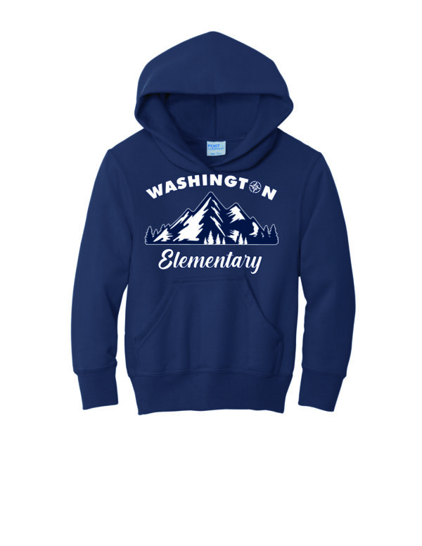 Port & Company® Youth Core Fleece Pullover Hooded Sweatshirt - Mountain - Image 2