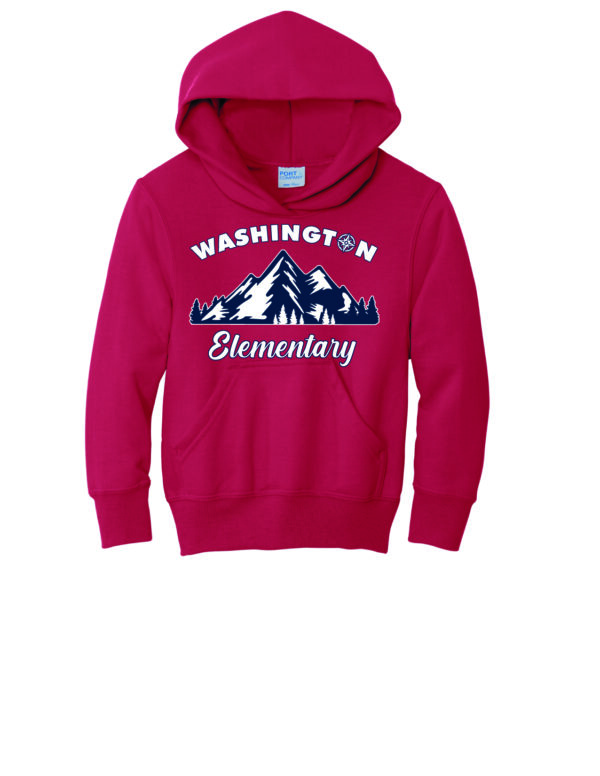 Port & Company® Youth Core Fleece Pullover Hooded Sweatshirt - Mountain