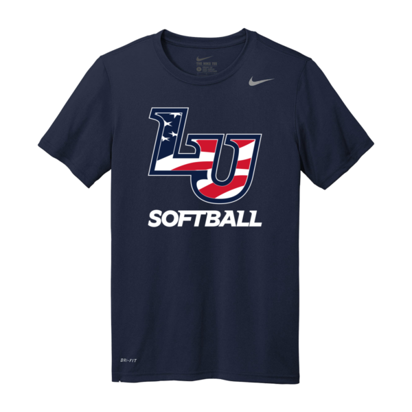 Liberty Softball Nike Legend Tee American Flag Design