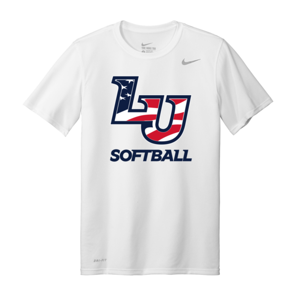 Liberty Softball Nike Legend Tee American Flag Design - Image 3